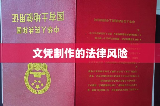 巨野文凭制作的法律风险