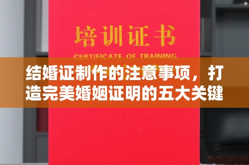 巨野结婚证制作的注意事项，打造完美婚姻证明的五大关键点