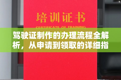 巨野驾驶证制作的办理流程全解析，从申请到领取的详细指南