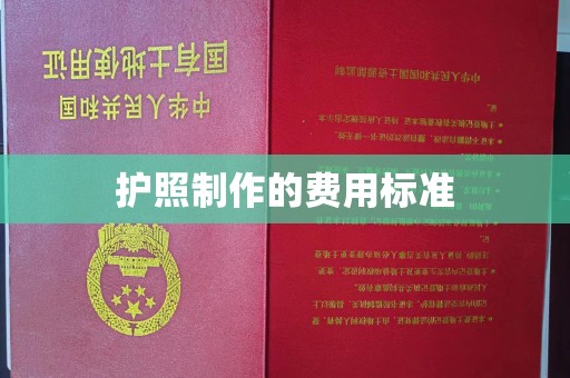 巨野护照制作的费用标准