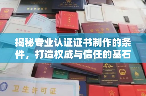巨野揭秘专业认证证书制作的条件，打造权威与信任的基石