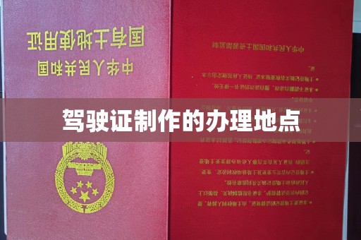 巨野驾驶证制作的办理地点