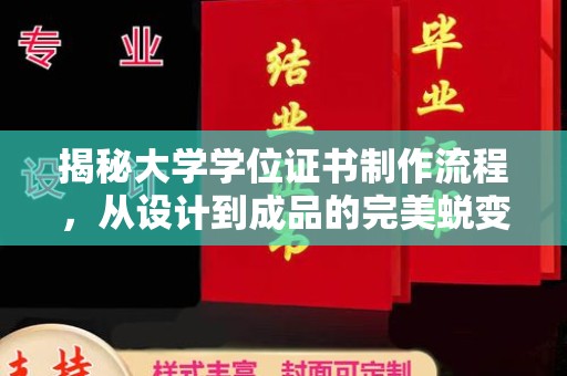 巨野揭秘大学学位证书制作流程，从设计到成品的完美蜕变