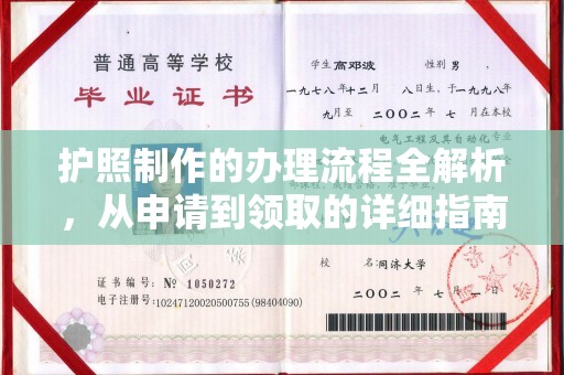 巨野护照制作的办理流程全解析，从申请到领取的详细指南