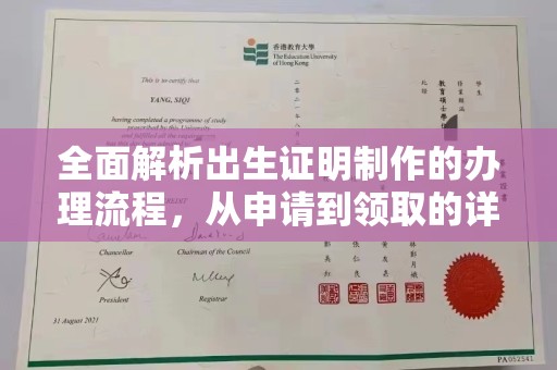 巨野全面解析出生证明制作的办理流程，从申请到领取的详细指南